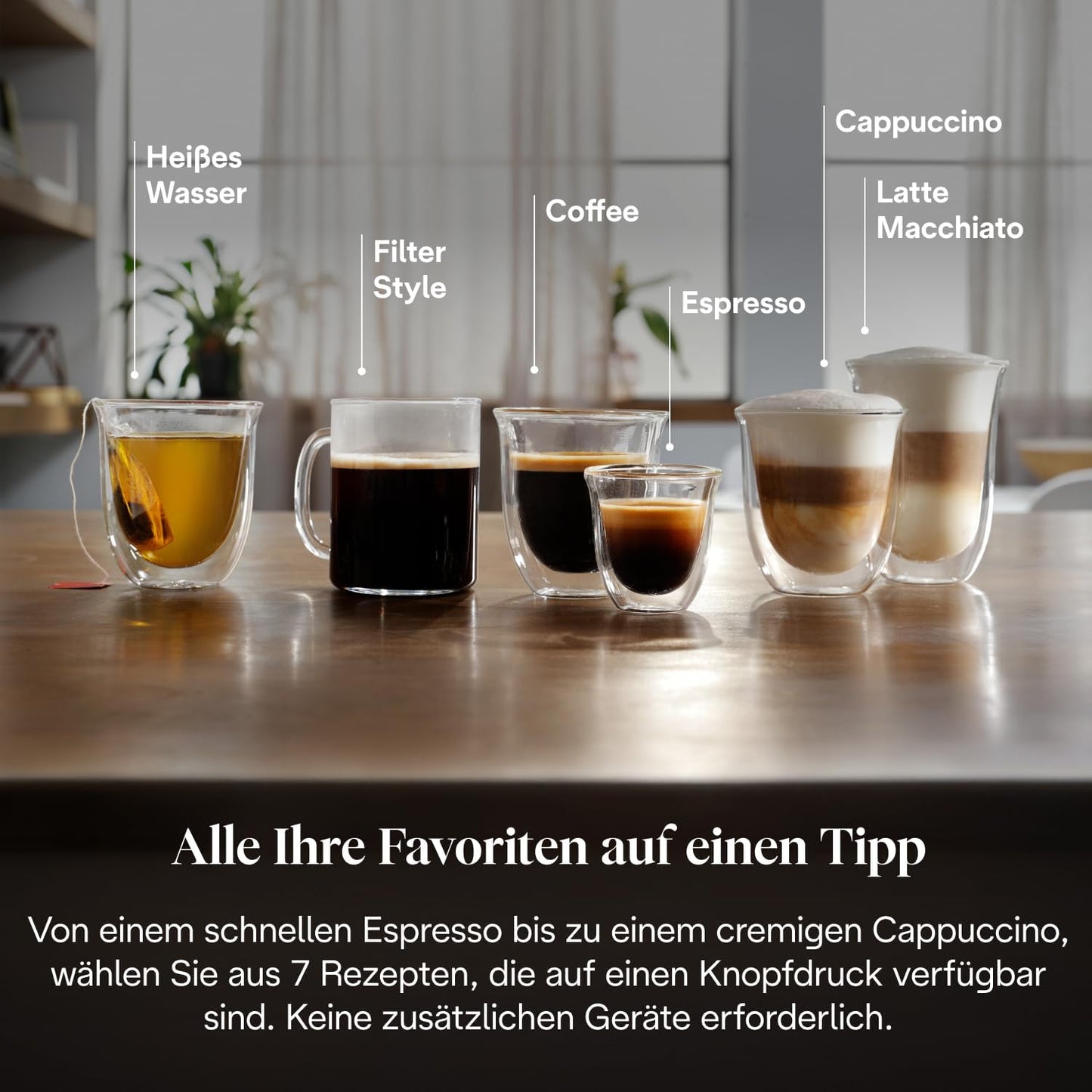 De’Longhi Magnifica Evo (ECAM292.81.SB)- Kaffeevollautomat mit Vollautomatischem cremigen Milchschaum, 7 One-Touch-Getränke, Cappuccino & Espresso, Kaffeemaschine, Soft-Touch-Bedienfeld, Silber